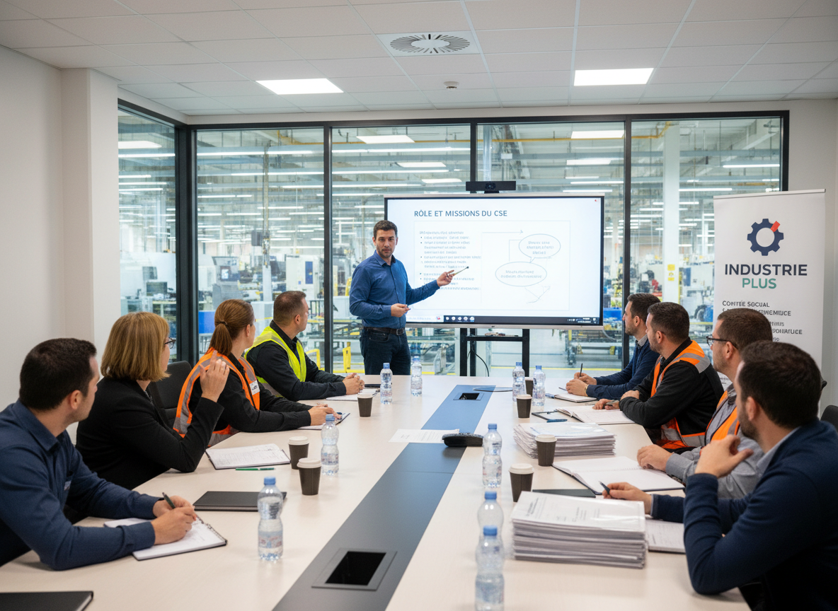 formation elus CSE dans une entreprise industriel SST 86 Marine Barbaud