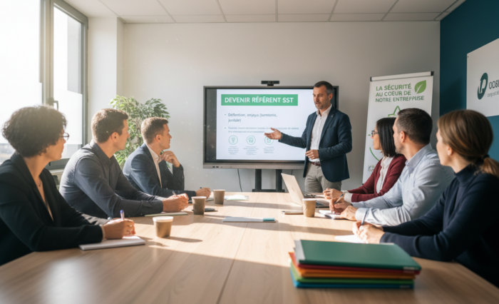 formation référent interne Santé Sécurité au Travail dans une entreprise