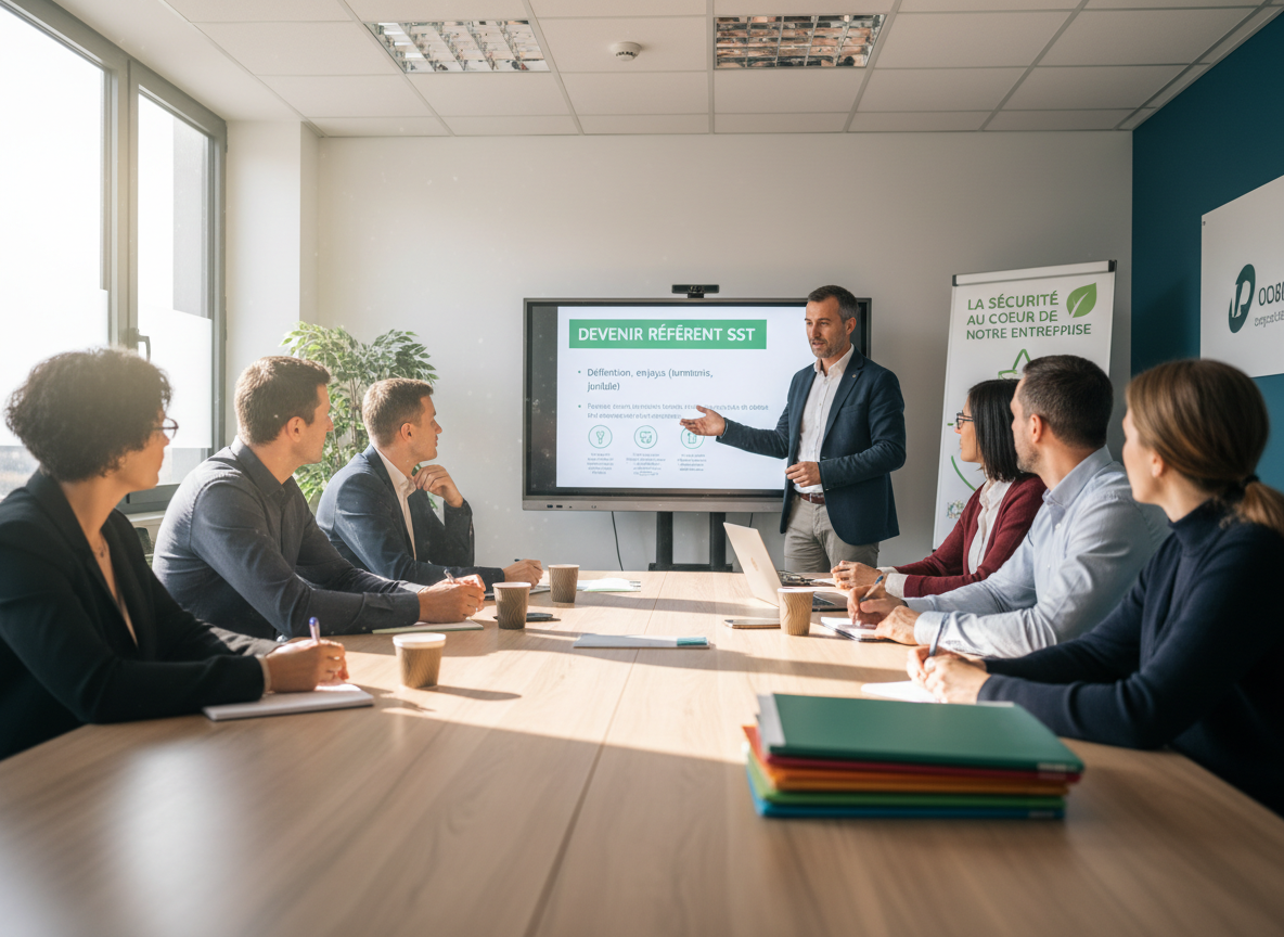 formation référent interne Santé Sécurité au Travail dans une entreprise