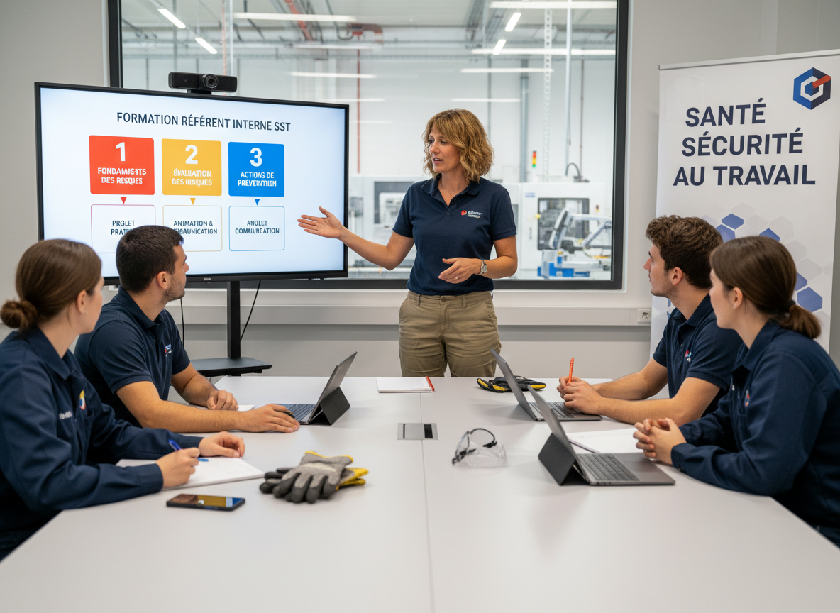 formation référent interne Santé Sécurité au Travail dans une entreprise industrielle marine barbaud sst 86