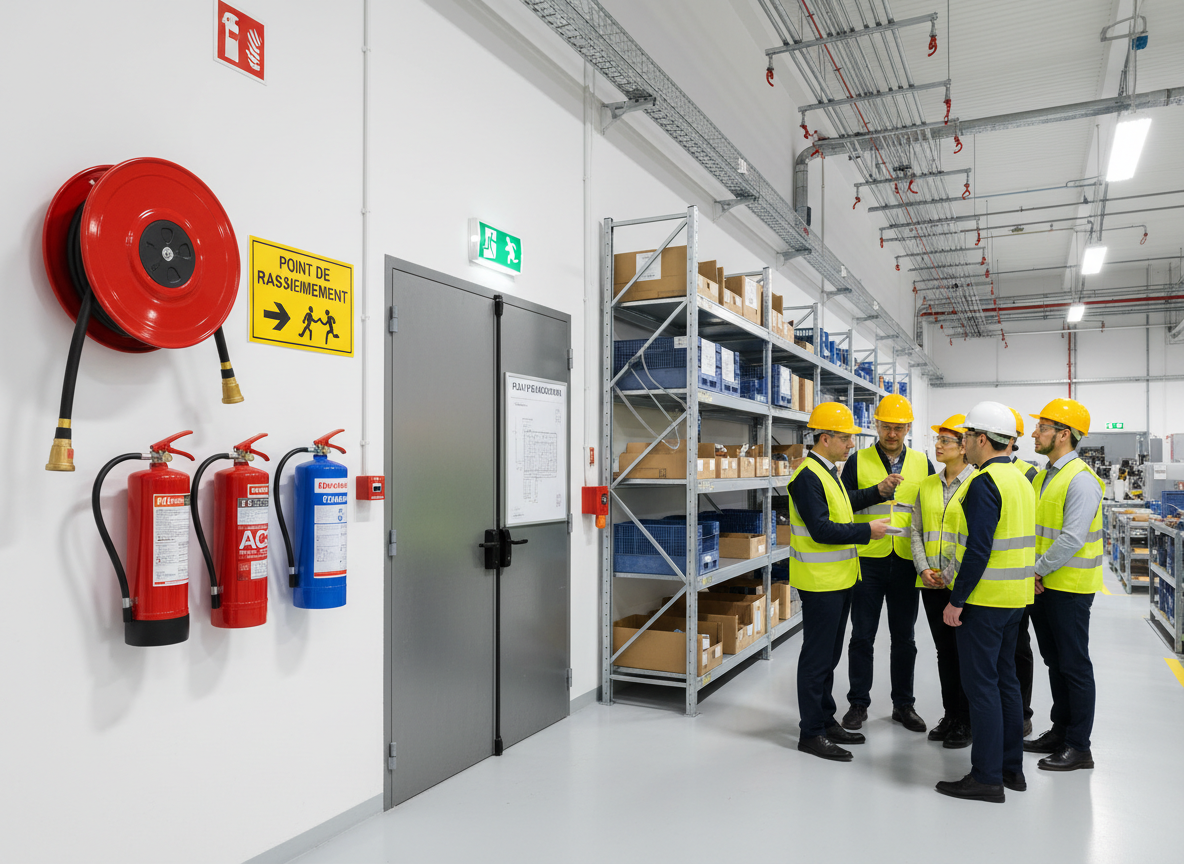 Incendie et explosion en milieu de travail prévention sécurité incendie SST 86 poitiers