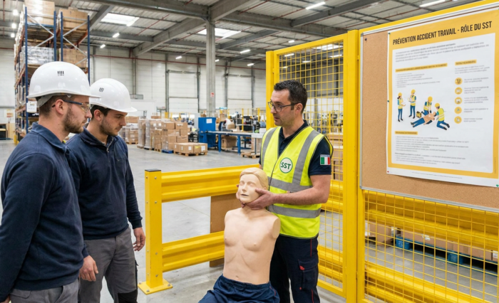 Prévention accident travail sst - comprendre le rôle du sauveteur secouriste